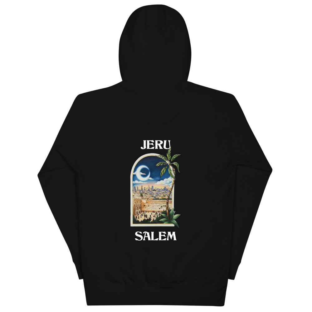 Hoodie Jerusalem Signature – Noir