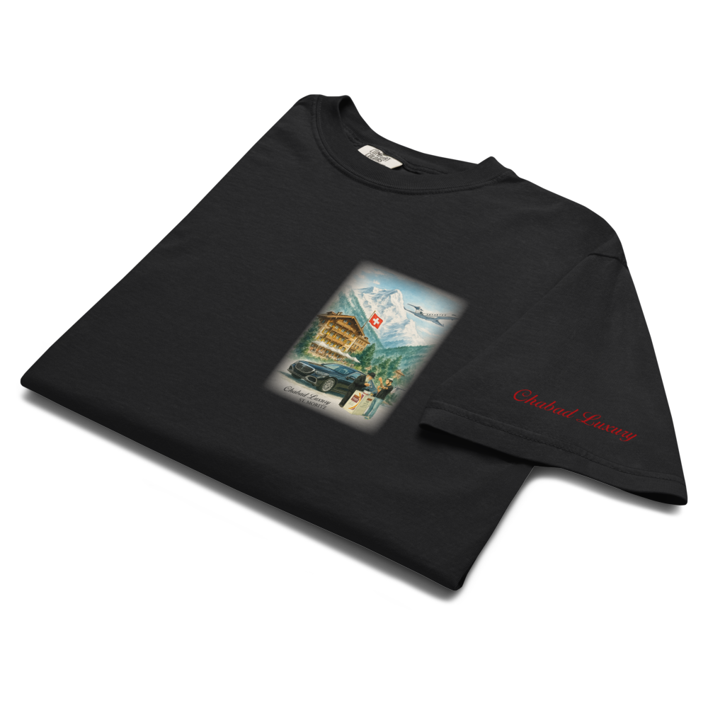 T-shirt Habad St Moritz Signature – Noir