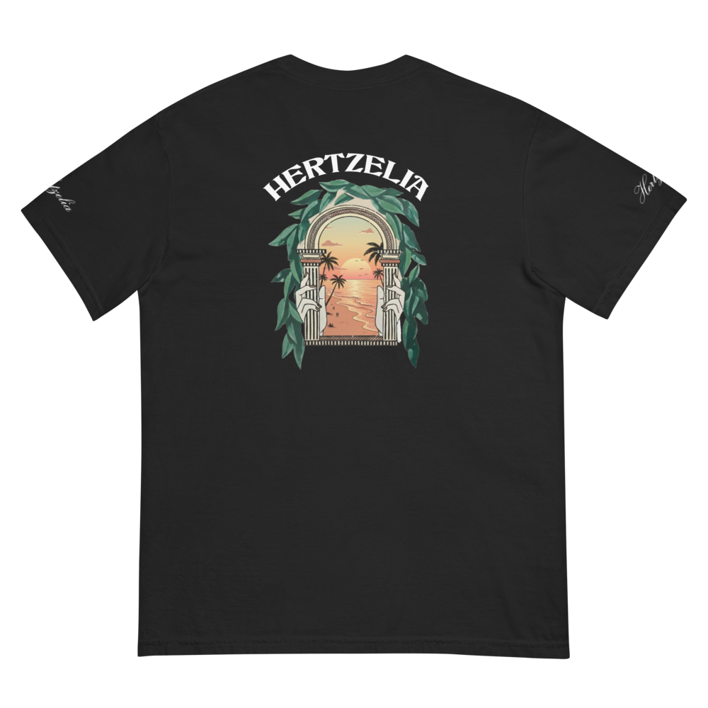 T-shirt Herzliya Signature – Noir