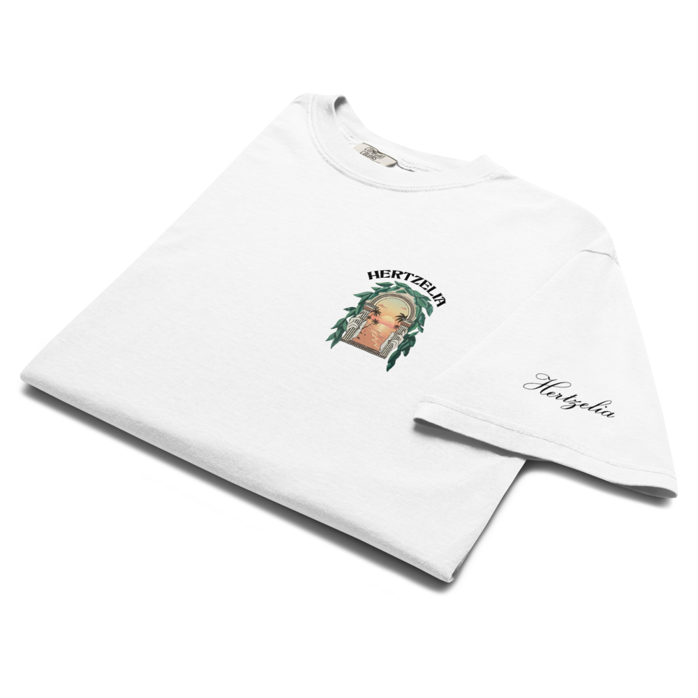 T-shirt Herzliya Signature – Blanc