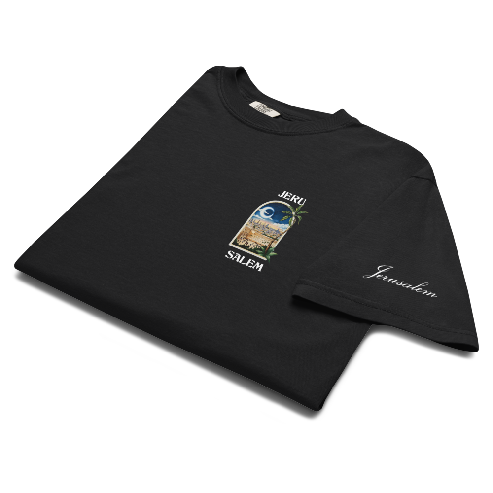 T-shirt Jerusalem Signature – Noir