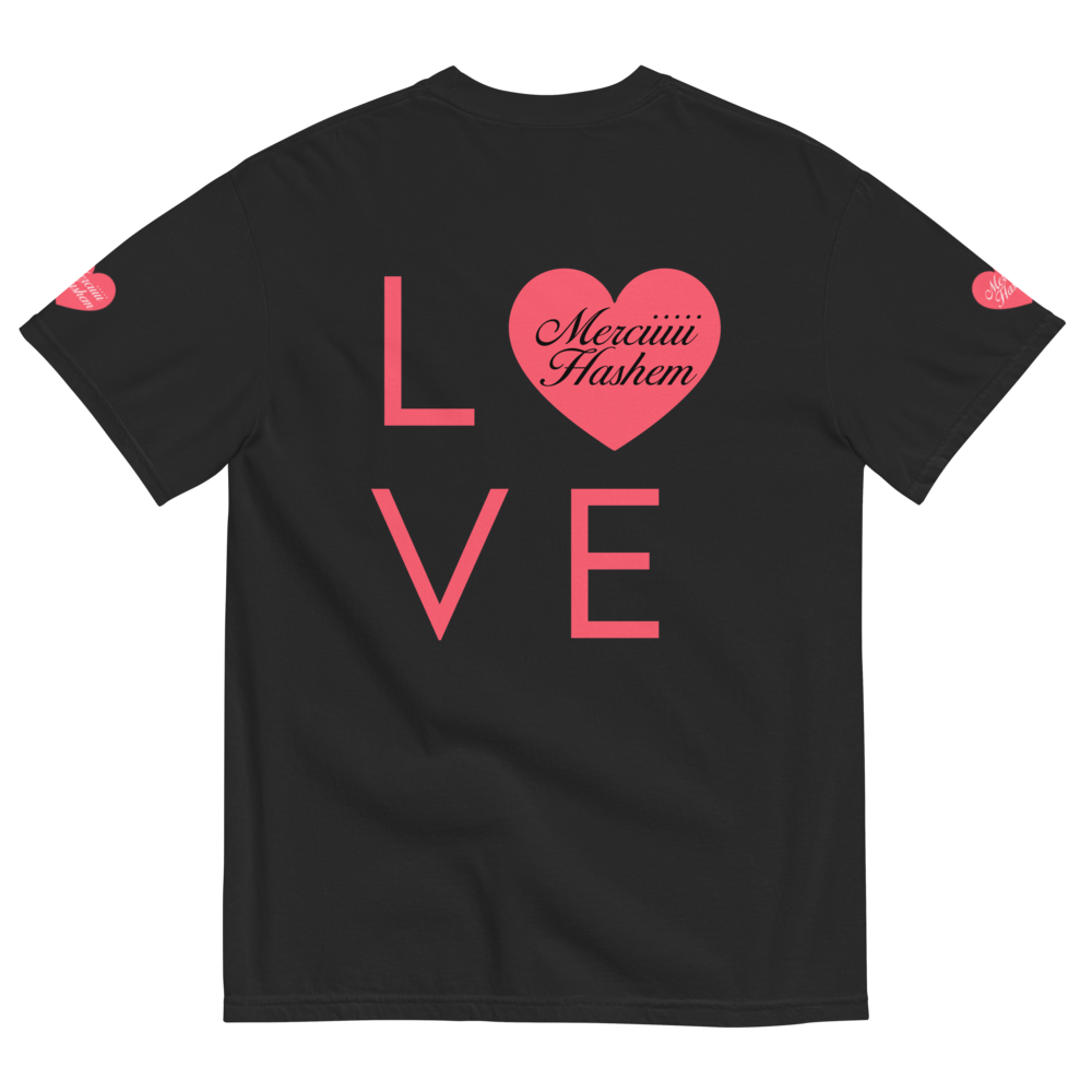T-shirt Love Hashem Signature – Noir