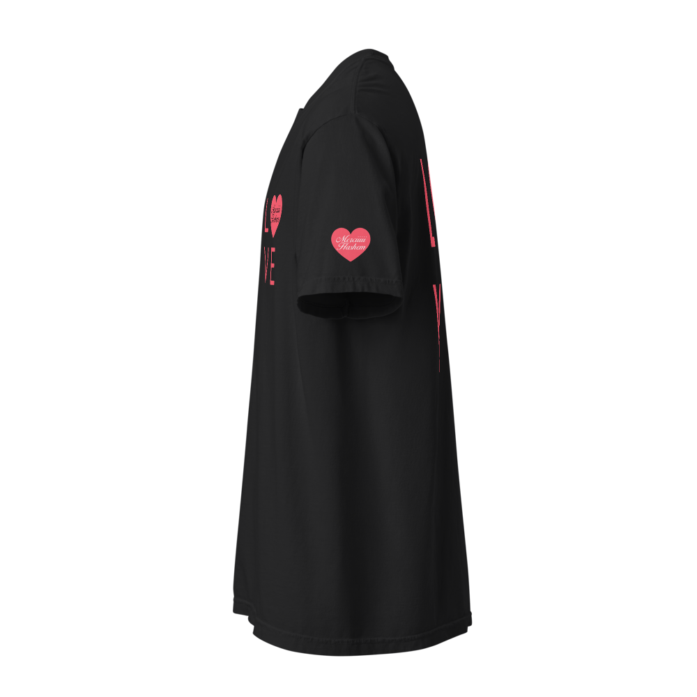 T-shirt Love Hashem Signature – Noir