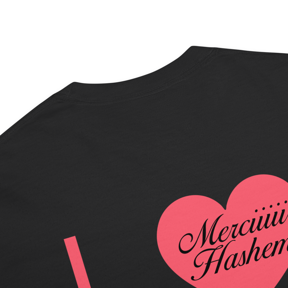 T-shirt Love Hashem Signature – Noir