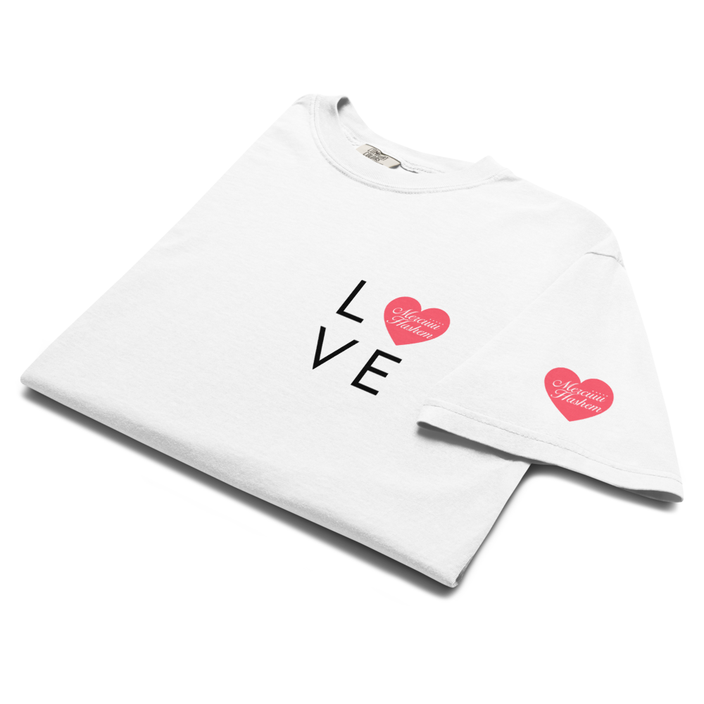 T-shirt Love Hashem Signature – Blanc