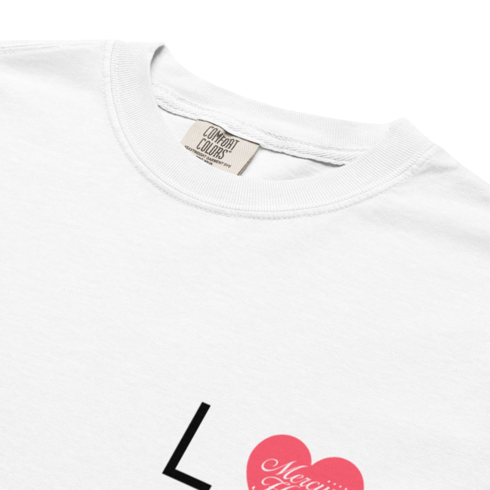 T-shirt Love Hashem Signature – Blanc