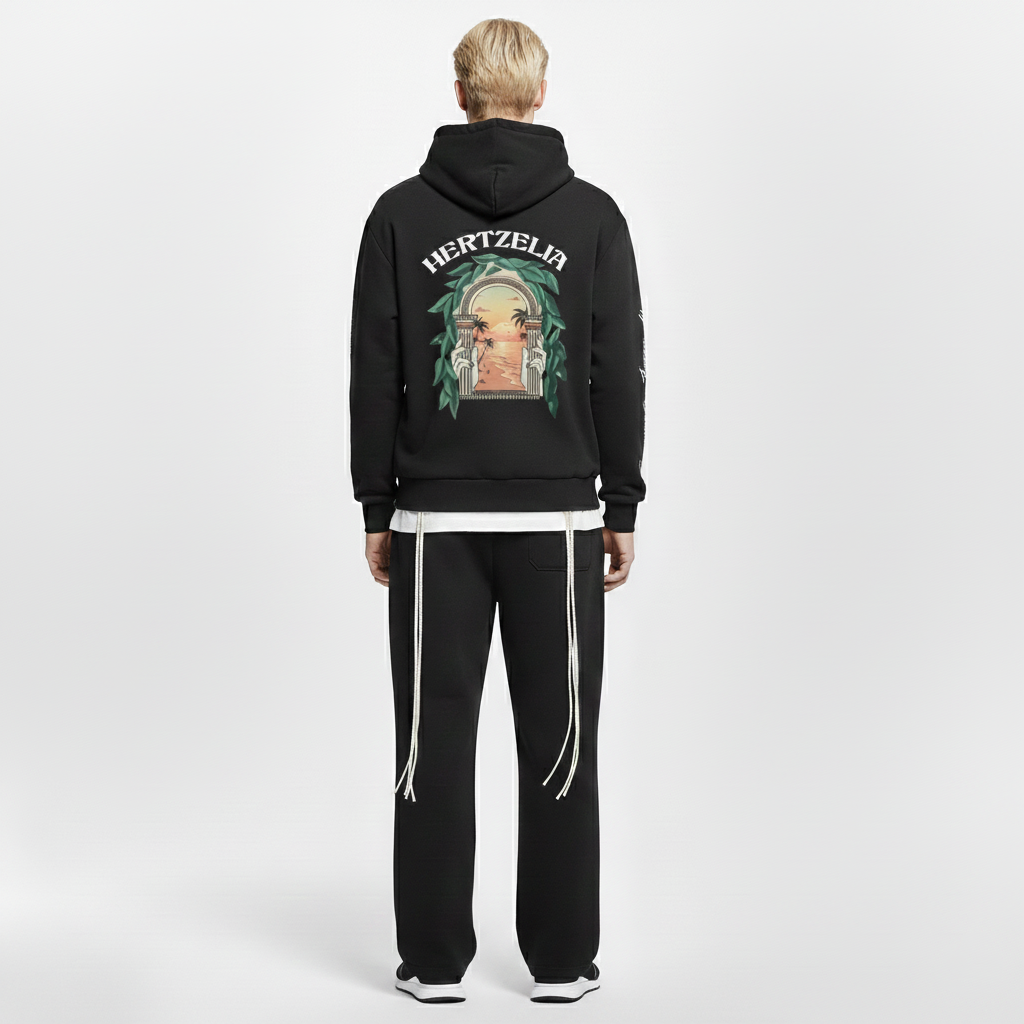 Hoodie Herzliya Signature – Noir