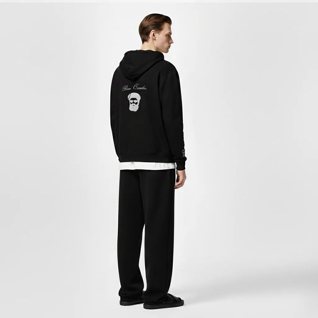 Sweat Zippé Rav Ovadia Signature – Noir