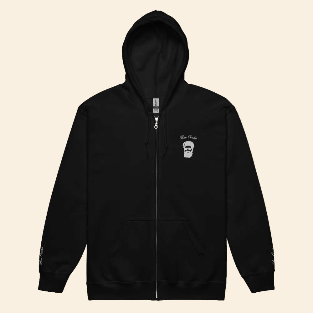 Sweat Zippé Rav Ovadia Signature – Noir
