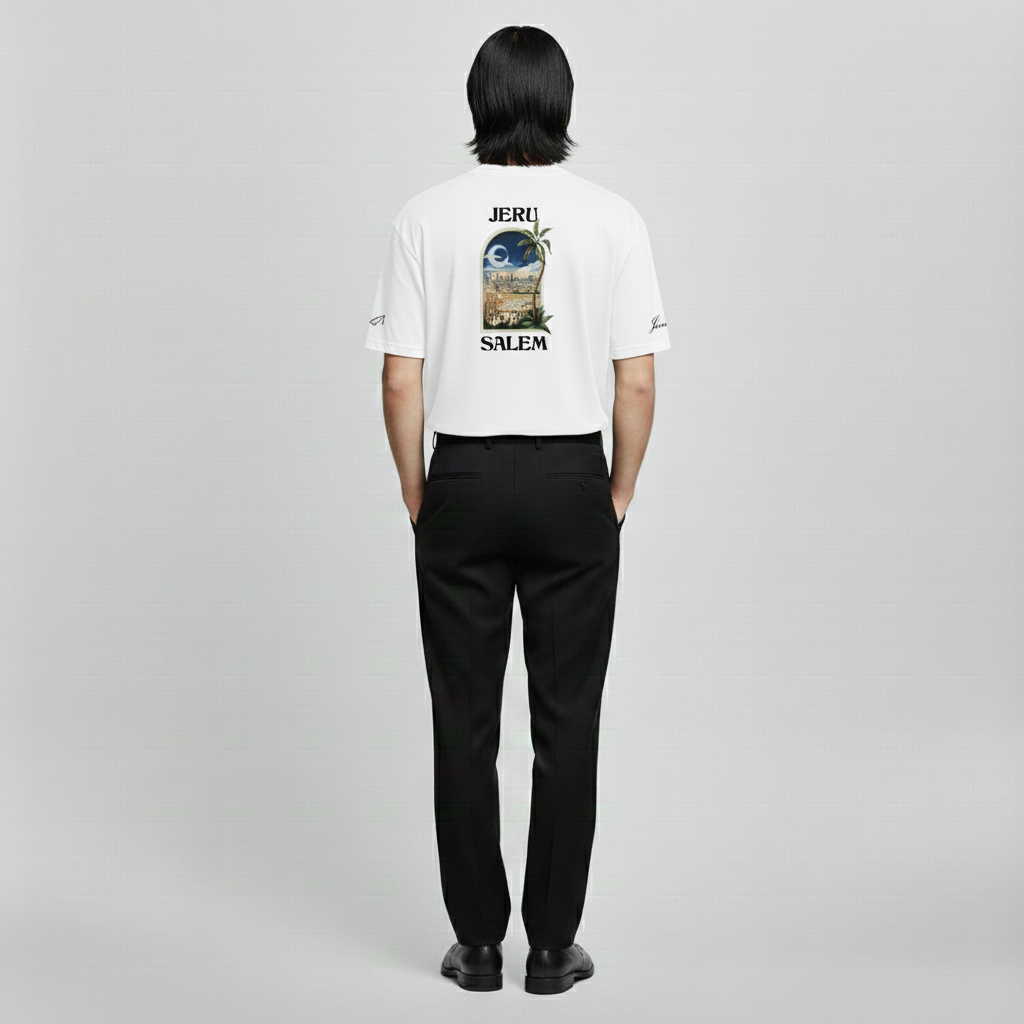 T-shirt Jerusalem Signature – Blanc