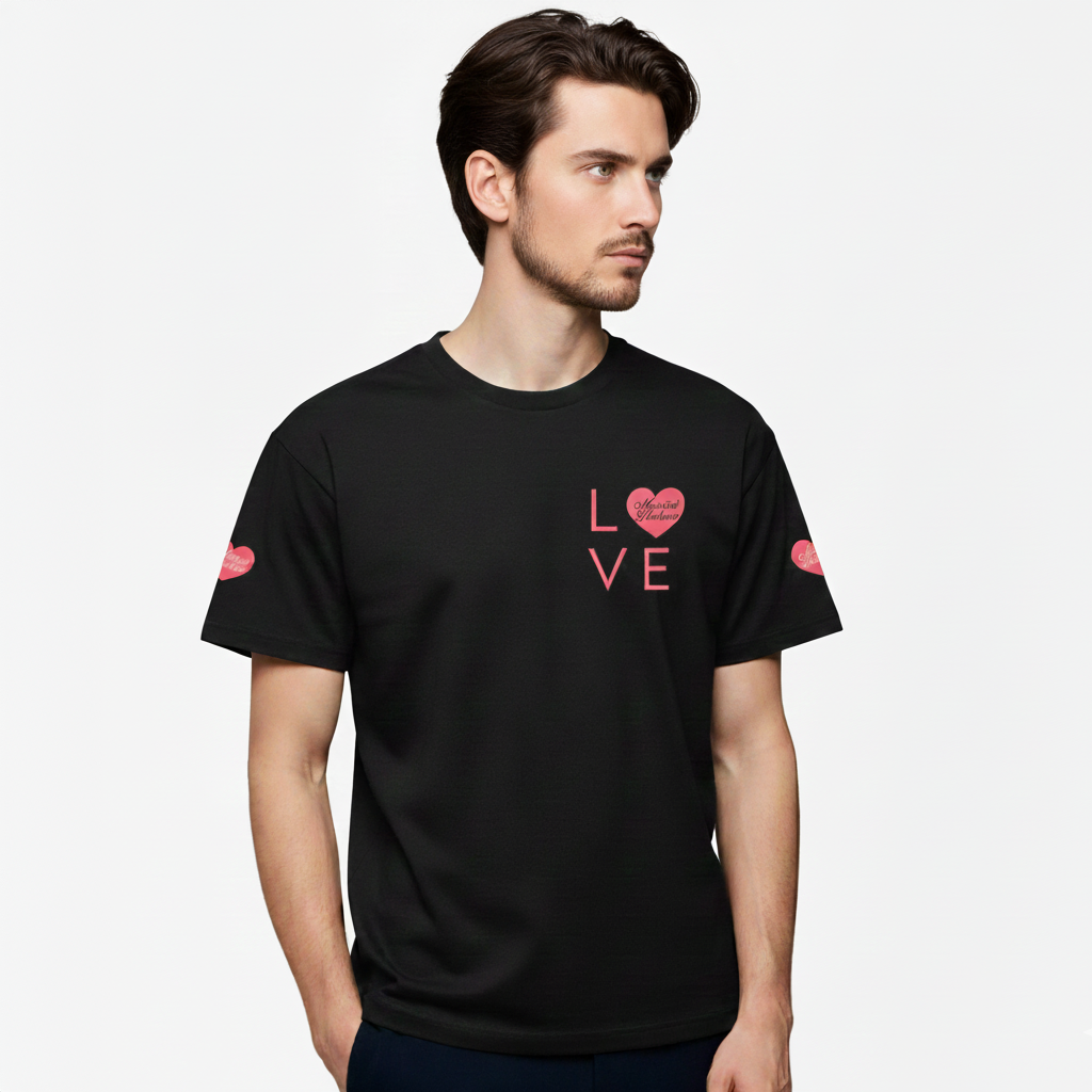 T-shirt Love Hashem Signature – Noir