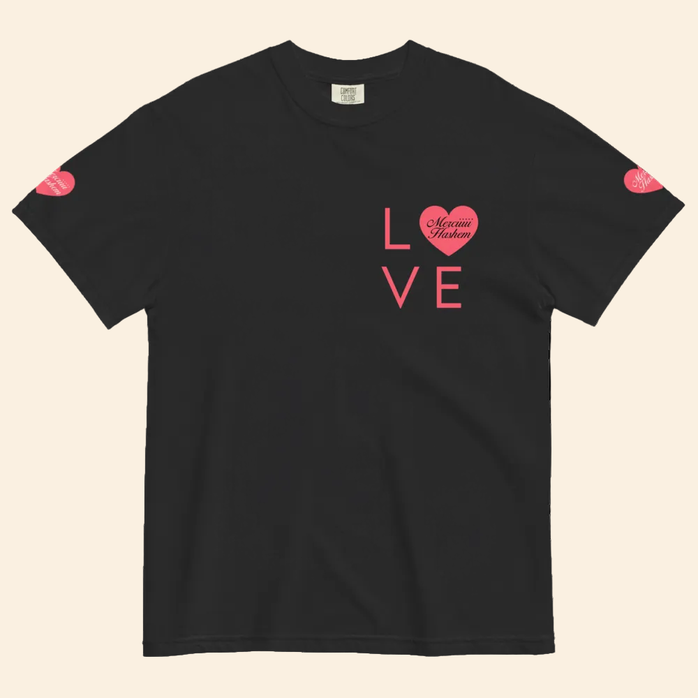 T-shirt Love Hashem Signature – Noir