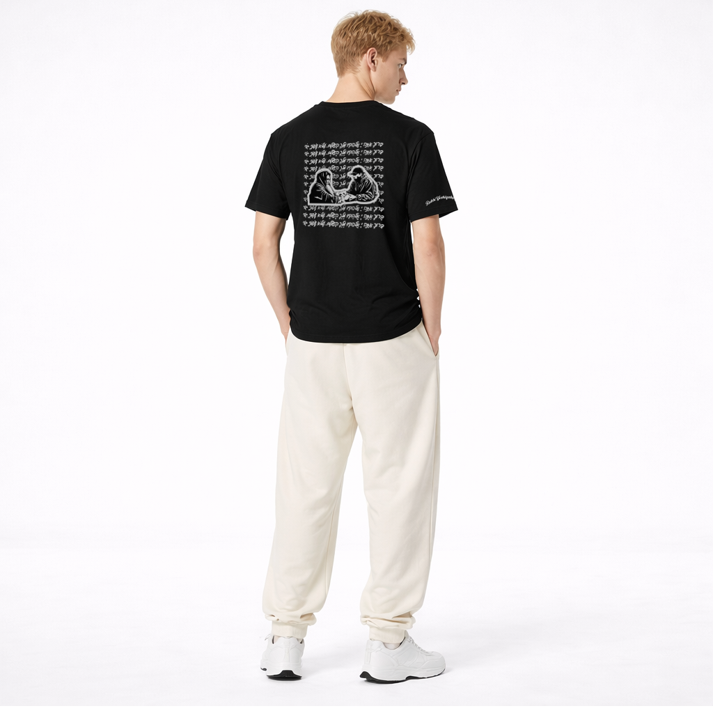 T-shirt Rav Yoshiyahu Signature – Noir