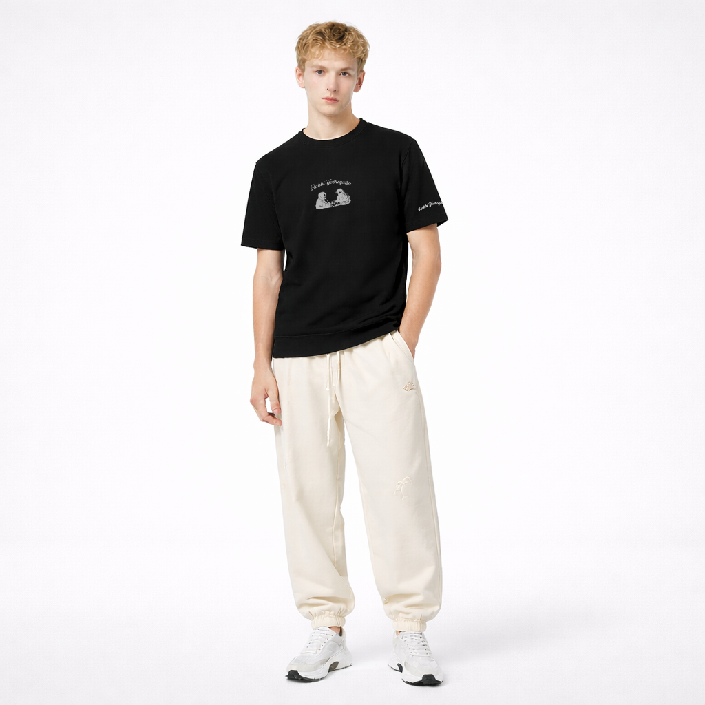 T-shirt Rav Yoshiyahu Signature – Noir