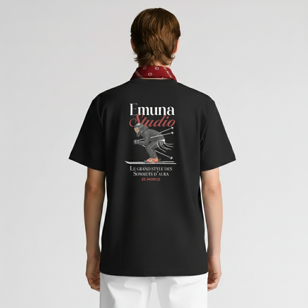 Emuna — T-shirt Noir